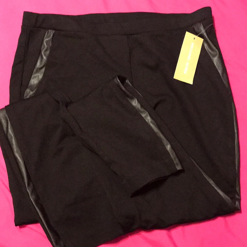 Michael Kors Black Leggings Sz Large New with Tags